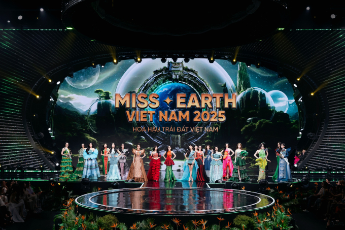 Người đẹp Hải Dương - Trâm Anh đăng quang Miss Earth Vietnam 2025, Thiên Hương giành giải Á hậu 1