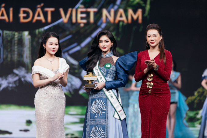 Người đẹp Hải Dương - Trâm Anh đăng quang Miss Earth Vietnam 2025, Thiên Hương giành giải Á hậu 1