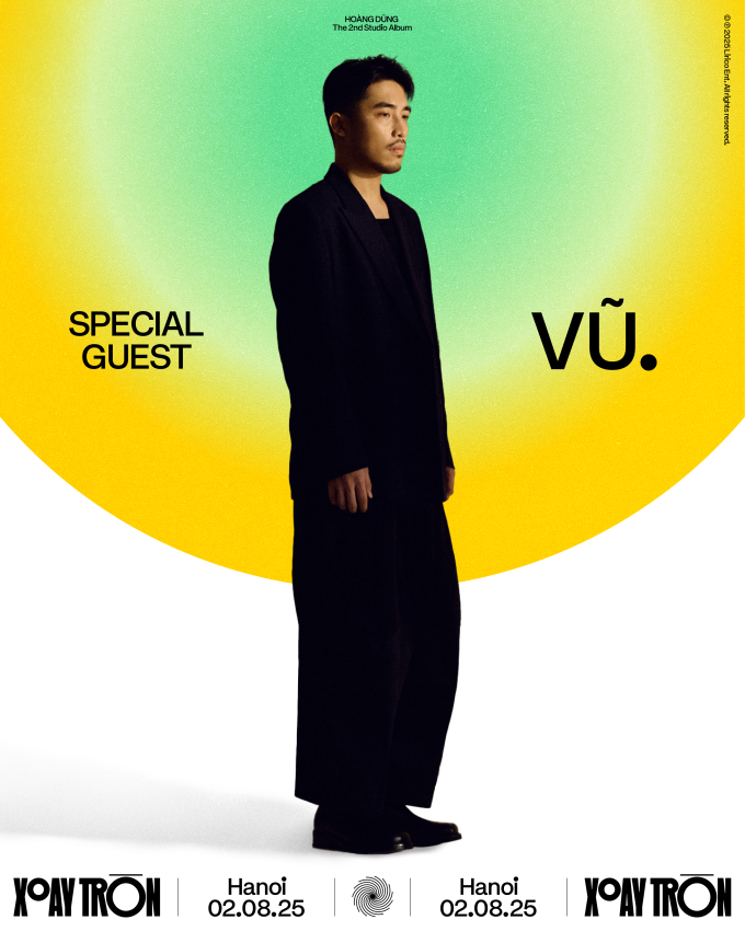 Concert Xoay tròn của Hoàng Dũng sold out tất cả hạng vé ngồi, công bố dàn nghệ sĩ khách mời “khủng”