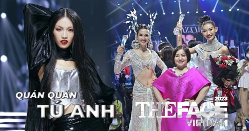 Học trò siêu mẫu Anh Thư - Tú Anh xuất sắc đăng quang quán quân The Face Vietnam 2023