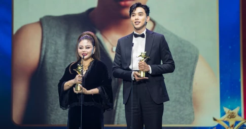 Ngôi Sao Xanh 2023: Lê Giang - Thuận Nguyễn chinh phục chiếc cúp vàng với giải Diễn viên chính xuất sắc nhất