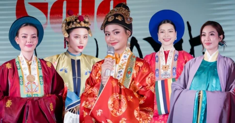 Tham gia "Tóc xanh vạt áo 2024", hoa hậu Xuân Hạnh hứa hẹn quảng bá cổ phục Việt Nam khi thi quốc tế