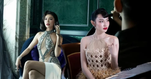 "Thầy trò" Minh Tú - Thùy Tiên hội cùng loạt mỹ nhân trở thành nàng thơ cho Fashion Show của Đỗ Long
