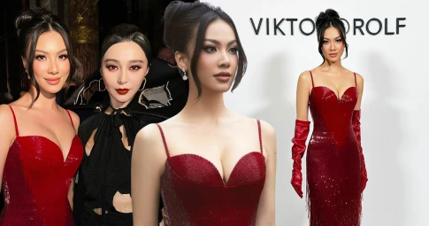 Kim Duyên tại Paris Haute Couture Fashion Week: “Tôi diện váy của NTK Lê Thanh Hòa và tôi đến từ Việt Nam”