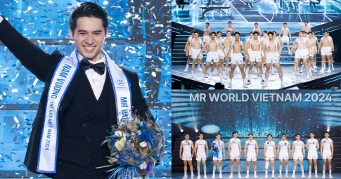 Phạm Tuấn Ngọc đăng quang nam vương, giành quyền đại diện Việt Nam dự thi Mr World 2024