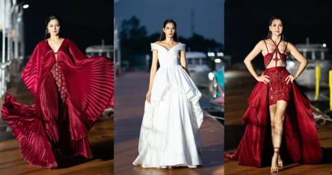 Vietnam International Sea Fashion Festival: Vũ Thu Phương - Anh Thư chứng tỏ sức hút với vai trò vedette