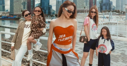 Phong cách streetstyle thời thượng của mẹ con Trà Ngọc Hằng: Thần thái trong từng khung hình