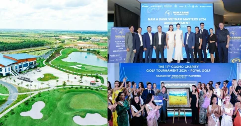 Royal Long An Golf & Villas góp phần tạo nên sự thành công của "Miss Cosmo 2024"