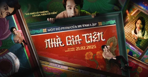 Phim "Nhà gia tiên": Phương Mỹ Chi chọn filter “hồn ma” cho Huỳnh Lập, chỉ tung teaser thôi đã thấy hài