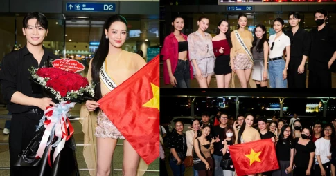 Á hậu Bùi Khánh Linh chính thức lên đường sang Ai Cập tham dự "Miss Intercontinental 2024"