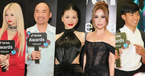 Thảm đỏ TikTok Awards Việt Nam 2024: "Ngàn sao" hội tụ, dàn nghệ sĩ đọ sức hút với trang phục ánh kim lấp lánh