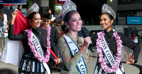 Miss Cosmo 2024 - Tata Juliastrid gặp gỡ Bộ trưởng Bộ Du lịch Indonesia trong chuyến Homecoming hoàng tráng