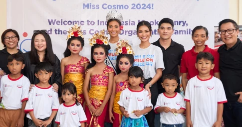 Miss Cosmo hợp tác với tổ chức Smile Train: Hoa hậu Tata Juliastrid lan tỏa yêu thương đến các em nhỏ tại Indonesia