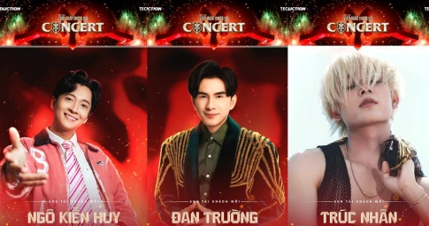 Đan Trường, Ngô Kiến Huy và Trúc Nhân cùng trình diễn tại concert "Anh trai vượt ngàn chông gai 2024"