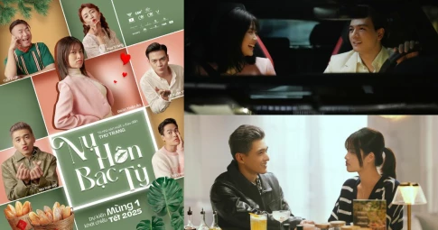 Phim Tết "Nụ hôn bạc tỷ" tung trailer: Thiên Ân được 2 "cộng tươi" chinh phục, Thu Trang bày chiêu "dụ đại gia"