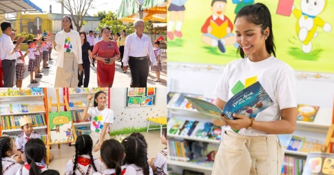 H’Hen Niê khánh thành thư viện thân thiện thứ 12, trình diễn thời trang cùng các em học sinh Đồng Nai