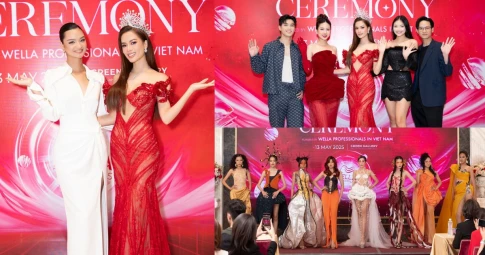 Hoa hậu Như Vân "chiếm spotlight" với outfit gợi cảm, đọ sắc cùng Kiều Hằng tại sự kiện