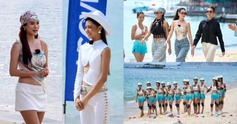 Cao Thiên Trang làm "quản trại", Khánh Vân "nổi đóa" trước màn thể hiện của thí sinh Miss Cosmo Vietnam