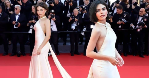 Sao trẻ Hollywood - Ariana Greenblatt nổi bật với thiết kế của Công Trí trong màn ra mắt Cannes