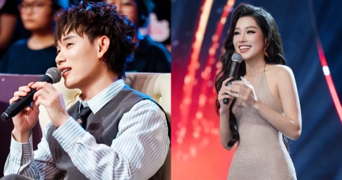 Trúc Nhân trầm trồ vì thanh sắc của Thủy Bùi: "Em là thí sinh hoa hậu hát hay nhất anh từng biết"
