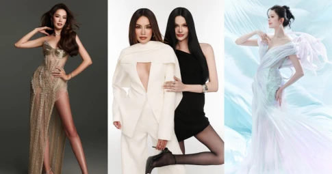 Lê Hoàng Phương “cầm tay chỉ dáng” cho Hà Tâm Như trong bộ ảnh tôn vinh cộng đồng LGBTQ+