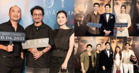 Ra mắt "Út Lan: Oán linh giữ của": Dàn sao Việt đình đám hội tụ, Bùi Lan Hương "gây sốt" khi hát nhạc phim