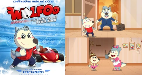 Sói "siêu quậy" Wolfoo tung teaser, chính thức tái ngộ màn ảnh với “Wolfoo & Cuộc đua Tam Giới”