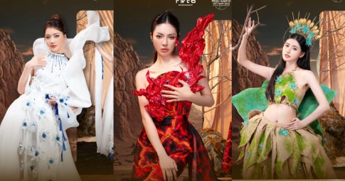 Miss Earth Vietnam 2025 lan tỏa thông điệp "Vẻ đẹp tái sinh" với loạt trang phục tái chế ấn tượng