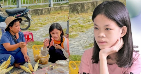 Hiện tượng mạng Thanh Nga Bento sáng bán vé số, chiều bán bắp nướng kiếm tiền chữa bệnh cho bố