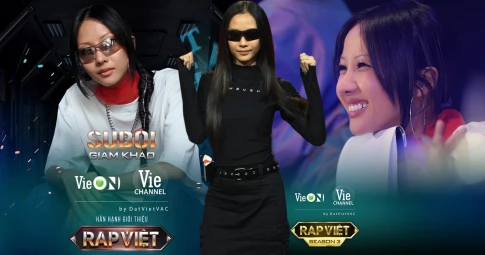 Suboi tái xuất "Rap Việt" mùa 3 với vai trò giám khảo, kết hợp Karik và JustaTee thành bộ ba quyền lực