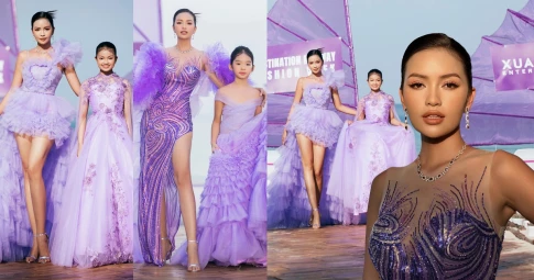 Ngọc Châu trở thành đại sứ môi trường, đẹp lộng lẫy kết show "Destination Runway Fashion Week 2023"