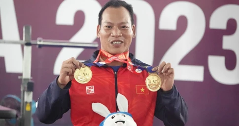 Đoàn Việt Nam vượt Thái Lan ở bảng xếp hạng PARA Games, đội cử tạ lập nhiều kỷ lục