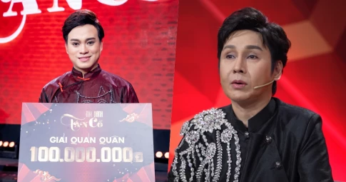 Học trò NSƯT Vũ Luân giành quán quân "Tài danh tân cổ" với 100 triệu tiền thưởng