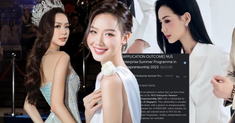 Hoa hậu Liên lục địa - Bảo Ngọc nhận học bổng trường đại học danh giá bậc nhất Singapore