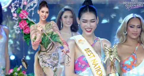 Dịu Thảo thắng giải Trang phục Dân tộc tại Miss International Queen 2023: Động lực để "chiến", giành lấy vương miện!