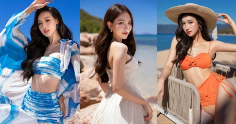 Top 3 Miss World Vietnam 2022 đọ dáng "nóng bỏng mắt" với bikini trước thềm kết thúc nhiệm kỳ