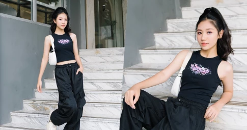 Siêu mẫu nhí Đặng Minh Anh “thăng hạng nhan sắc” với street style đầy ấn tượng