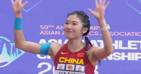 Chân chạy xinh đẹp Trung Quốc mắc lỗi khó tin, bỏ lỡ tấm huy chương châu lục