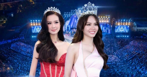 Chung kết Miss World Vietnam 2023: Bảo Ngọc đội lại vương miện á hậu, Mai Phương đẹp dịu dàng "chia tay" nhiệm kỳ