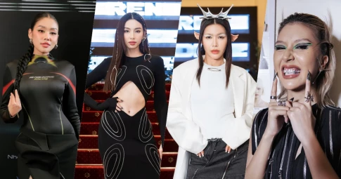 Thuỳ Tiên khoe visual đỉnh cao, Thảo Nhi Lê mặc "chất lừ" cùng đọ dáng với loạt mỹ nhân tại show Rendezvous