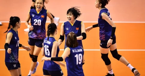 ĐT bóng chuyền nữ Việt Nam tạo địa chấn châu Á trước Hàn Quốc