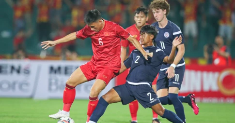 U23 Việt Nam hủy diệt đội chiếu dưới ở giải châu Á