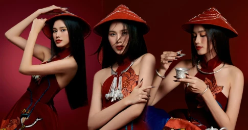 Hoa hậu Đỗ Hà diện áo dài cách tân đón Trung thu, fan trầm trồ: Đúng là "Chánh cung của thập kỷ hương sắc"