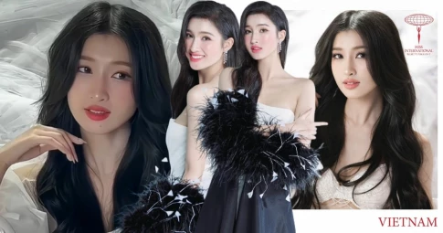 Phương Nhi "gây sốt" với vẻ đẹp thiên thần trong ảnh glamshot, dẫn đầu bảng bình chọn Top 15 Miss International