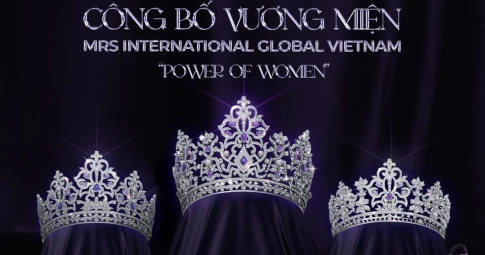 Cận cảnh vương miện "Power Of Women" dành cho tân hoa hậu Mrs International Global Vietnam 2023