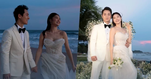 Đăng Khôi - Thủy Anh "cưới lần nữa" trong MV, hạnh phúc cùng 2 con trai bước lên lễ đường