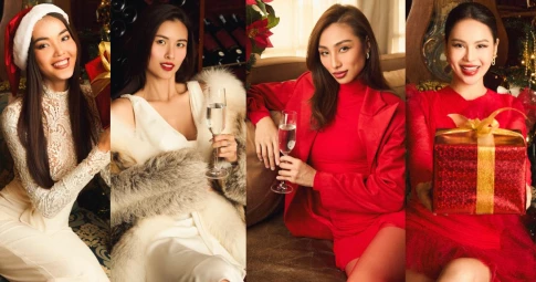Thí sinh Miss Cosmo Vietnam 2023 khoe sắc rạng rỡ trong bộ ảnh đón giáng sinh trước thềm đêm thi bán kết