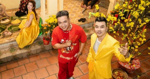 Ưng Hoàng Phúc kết hợp á quân Rap Việt, rủ cả gia đình khuấy động MV nhạc xuân