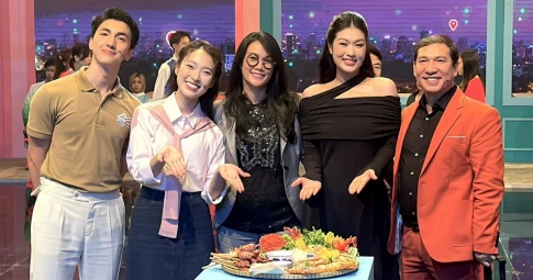 Hoa hậu Thiên Ân hội ngộ Khánh Vy - Bình An, hào hứng quảng bá ẩm thực Việt Nam