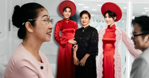 Minh Tú: "Bộ ảnh đẹp nhất của tôi là khi mặc áo dài cưới lấy cảm hứng từ mẹ"
